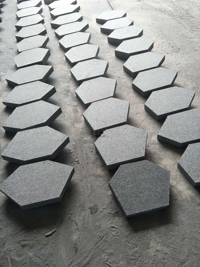 珍珠黑六角方块