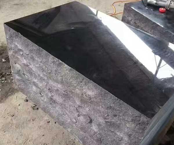 湛江黑石材制作洗手台案例3