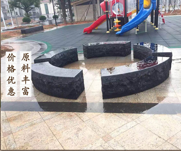 中国黑公园石凳3