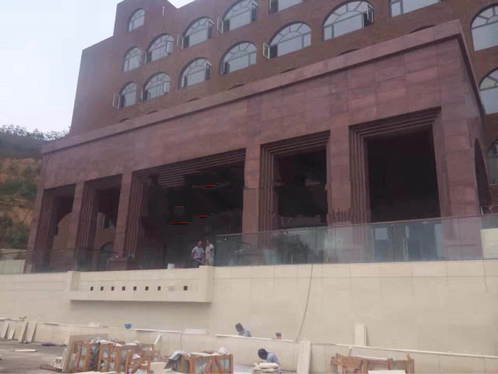 寿宁红石材建筑案例1