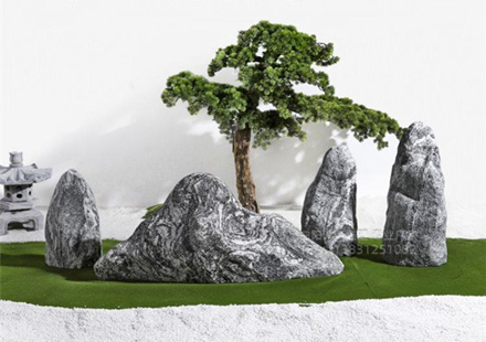 别墅造景自然石组装片石