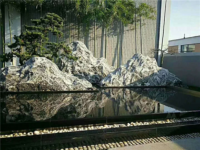 泰山石切片组合